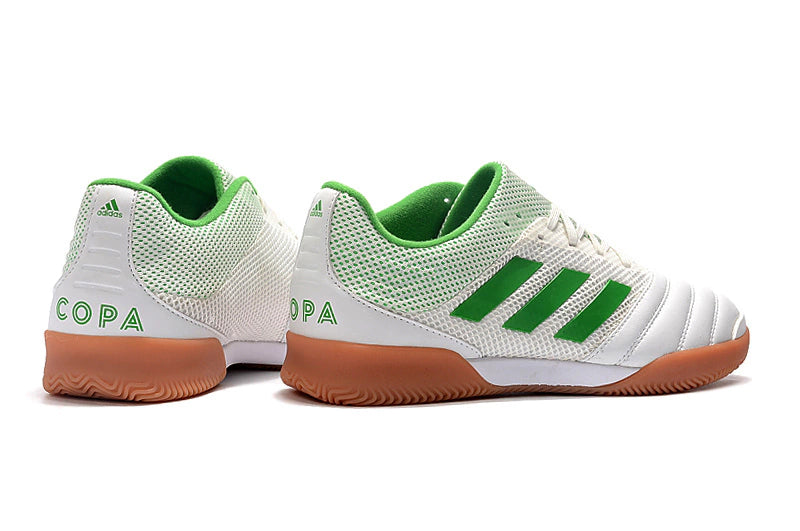 Chuteira Adidas Copa 20.1 Futsal - Branco/Verde