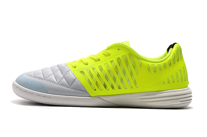 Chuteira Nike Lunar Gato Futsal - Branco/Amarelo