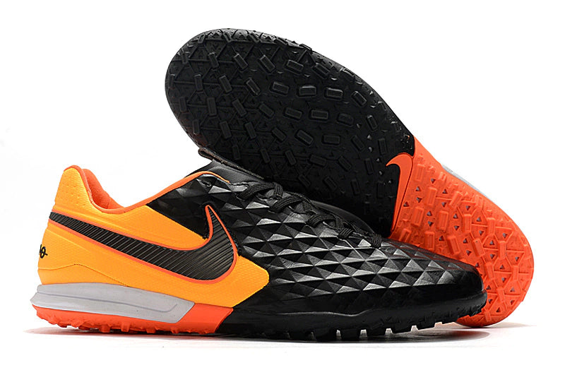 Chuteira Nike Tiempo 8 Pro Society - Preto/Laranja