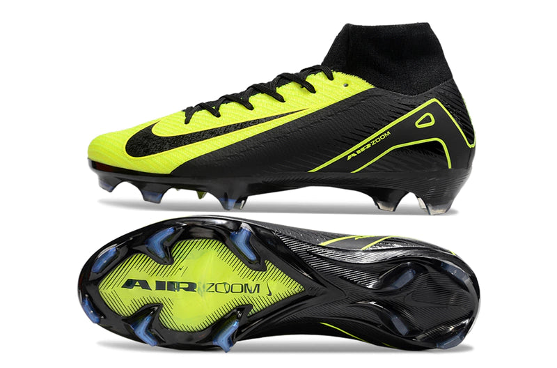 Chuteira Nike Mercurial Superfly 10 Elite Campo - Preto/Verde