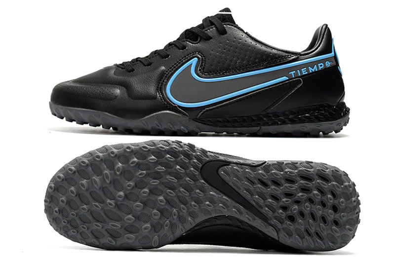 Chuteira Nike Tiempo 9 Pro Society "Black Pack"
