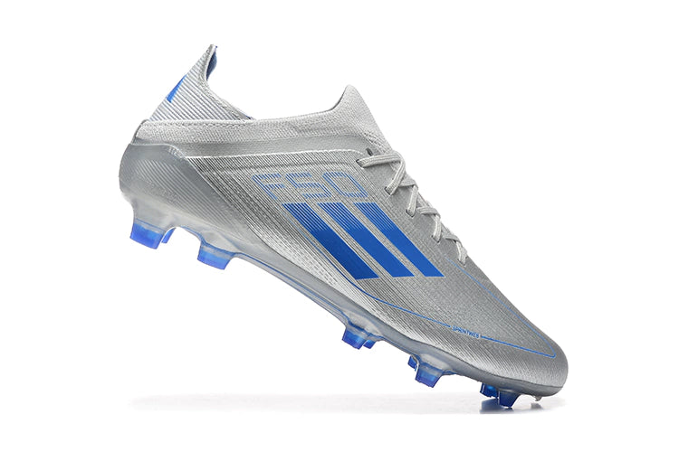 Chuteira Adidas F50 X Campo - Prata/Azul