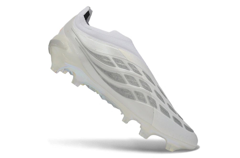 Chuteira Adidas Predator Laceless 26 Elite FG - Branco