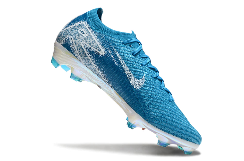 Chuteira Nike Air Zoom Mercurial Vapor 16 Elite FG - Azul Marinho/Branco