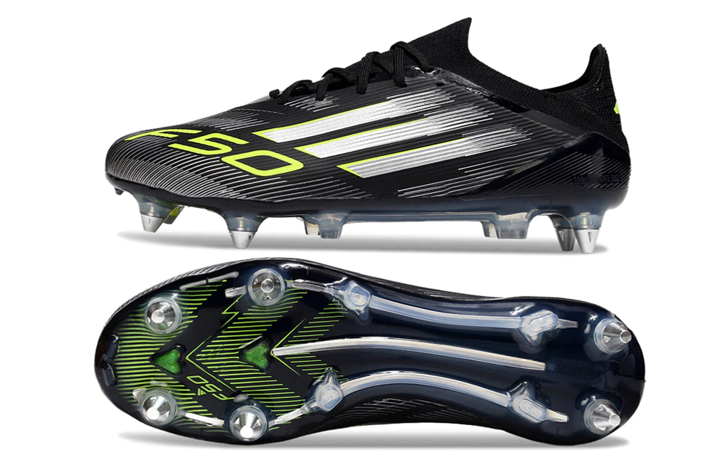 Chuteira Adidas F50 X Campo SG - Preto/Verde