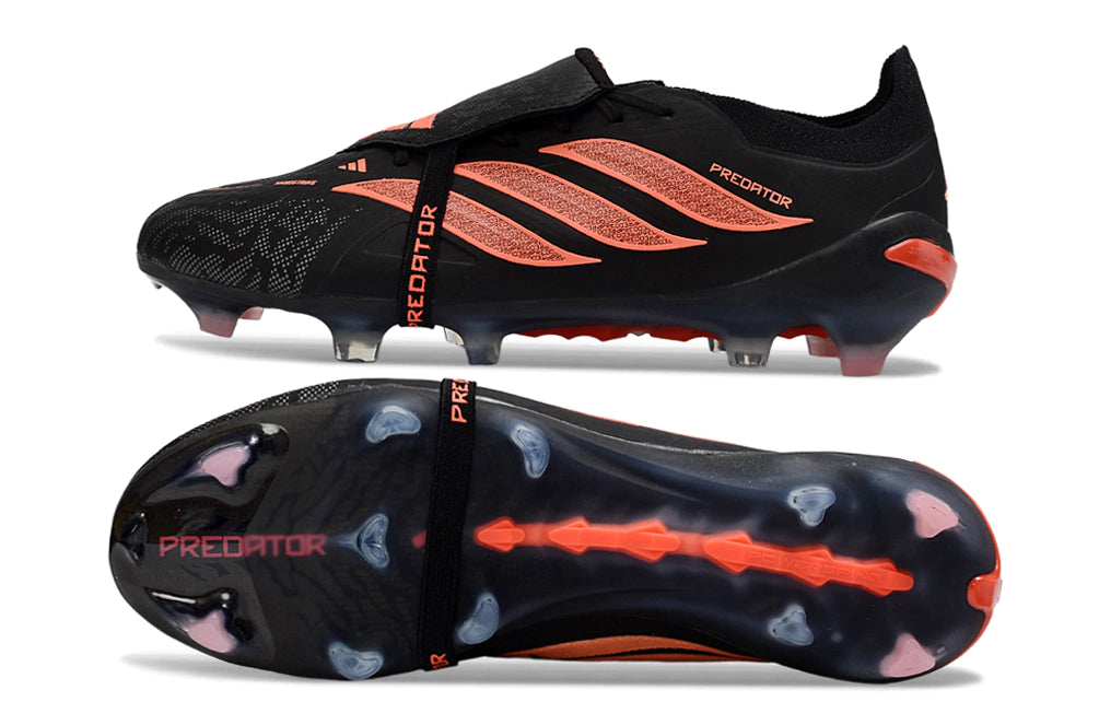 Chuteira Adidas Predator Tongue 26 Elite FG - Preto
