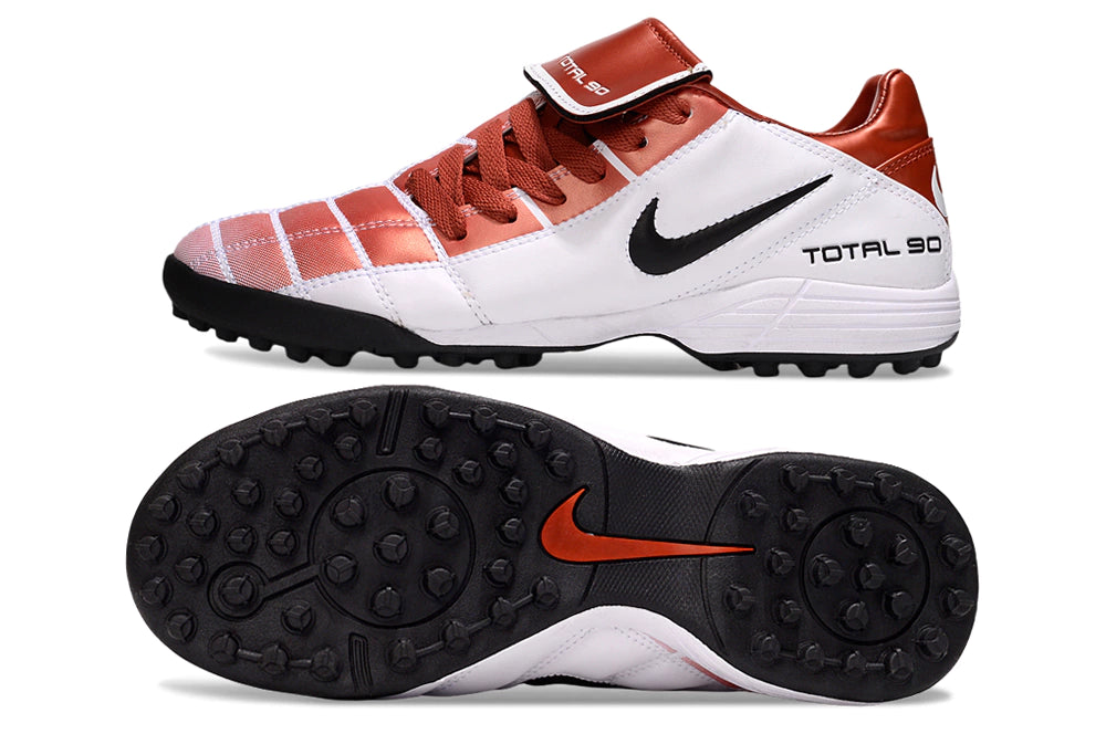 Chuteira Nike Total 90 Society - Branco/Vermelho