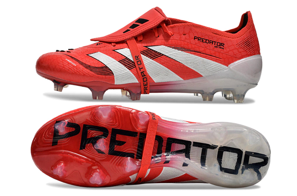 Chuteira Adidas Predator Elite Tongue 25 Campo FG "Pure Victory"