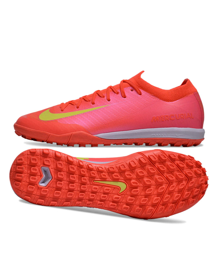 Chuteira Nike Mercurial Vapor 16 Elite Society - Laranja/Amarelo