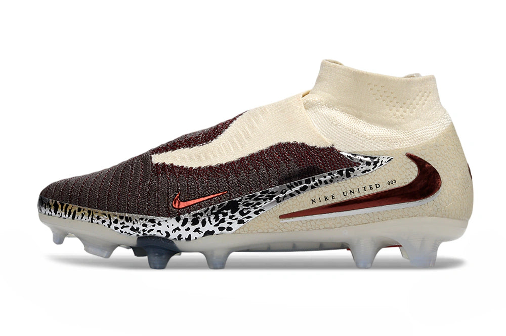 Chuteira Nike Phantom 6 Elite Botinha Campo - Vinho
