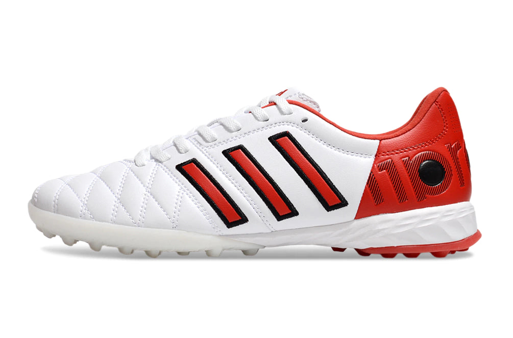 Chuteira Adidas Adipure 11 Pro Society TF - Branco/Vermelho