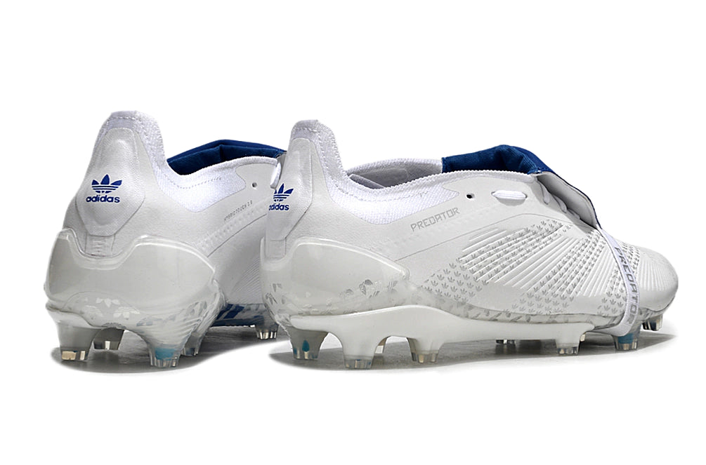 Chuteira Adidas Predstrike Elite Campo - Branco/Azul