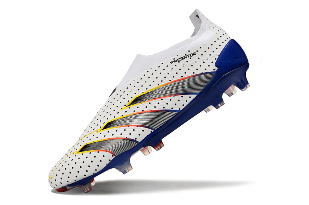 Chuteira Adidas Predstrike Elite Laceless Campo - Azul/Branco /Vermelho