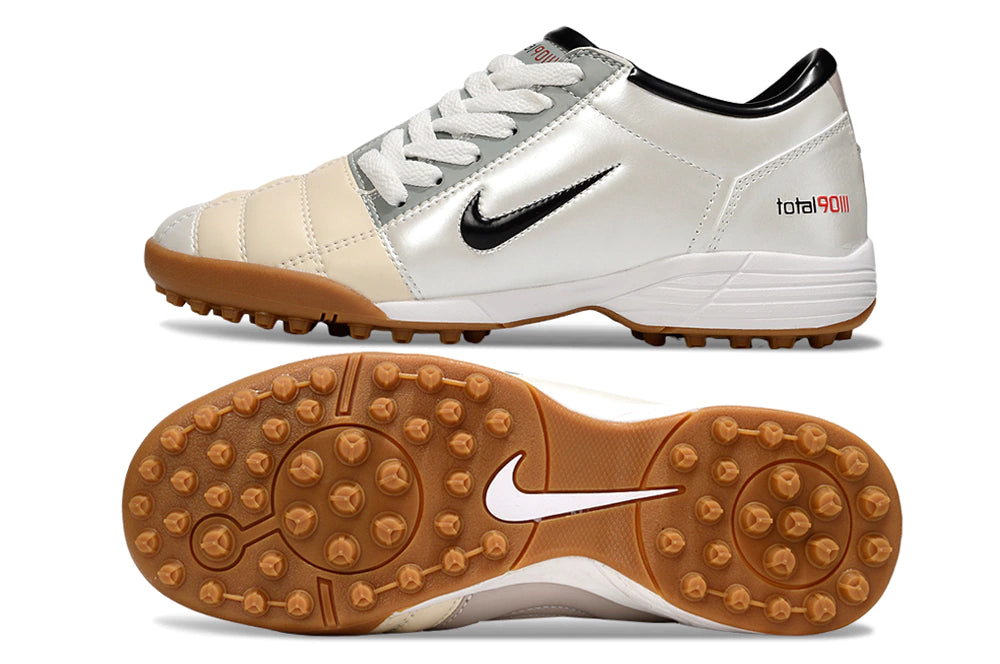 Chuteira Nike Total 90 Society - Prata/Bege