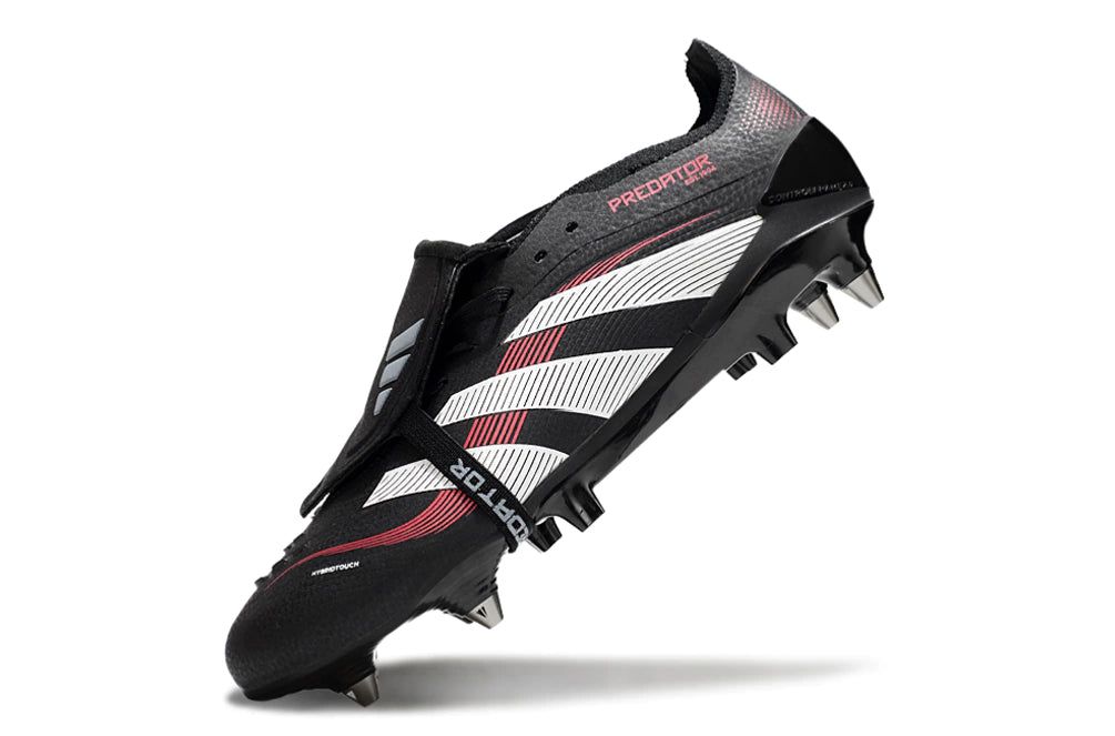 Chuteira Adidas Predator 25 Elite Tongue SG - Preto/Branco