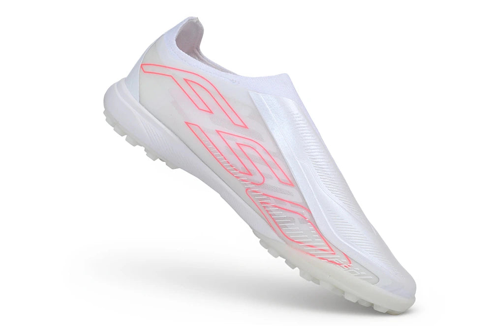 Chuteira Adidas F50 Hyperfast Laceless TF - Branco