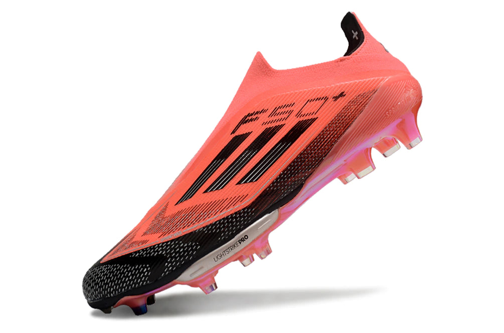 Chuteira Adidas F50+ Elite Campo - Laranja/Preto
