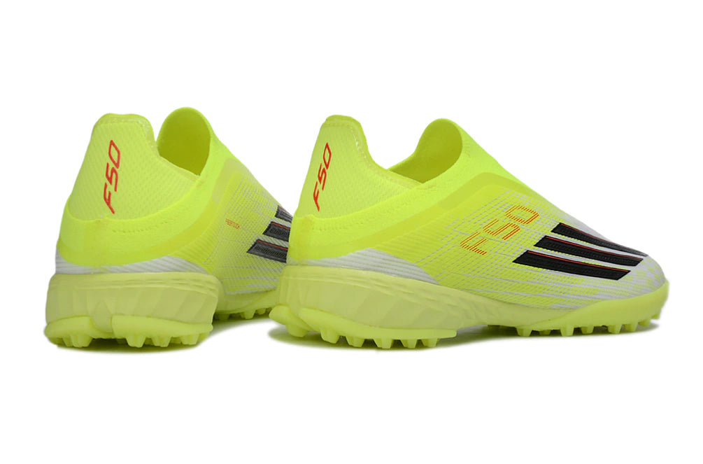 Chuteira Adidas F50 Pro Laceless Society - Verde