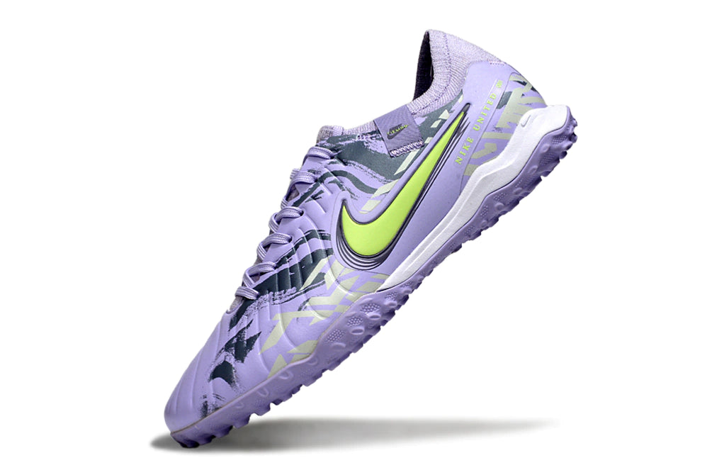 Chuteira Nike Tiempo 10 Pro Society Roxo "United Pack"