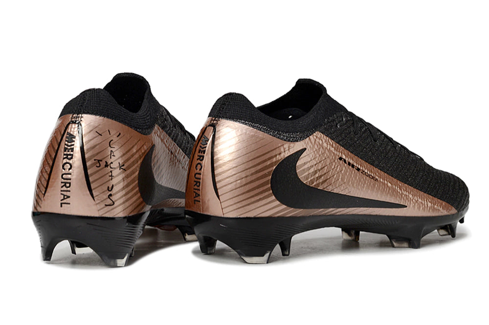 Chuteira Nike Air Zoom Mercurial Vapor 16 Elite FG - Preto/Marrom