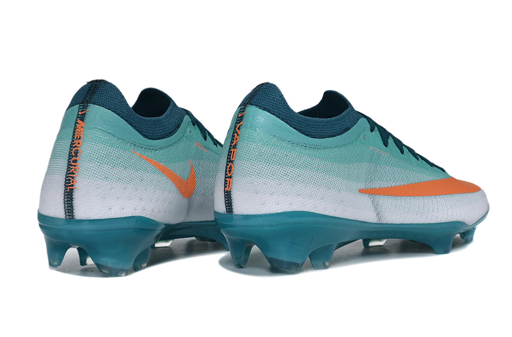 Chuteira Nike Mercurial Vapor 17 Elite FG - Azul/Laranja