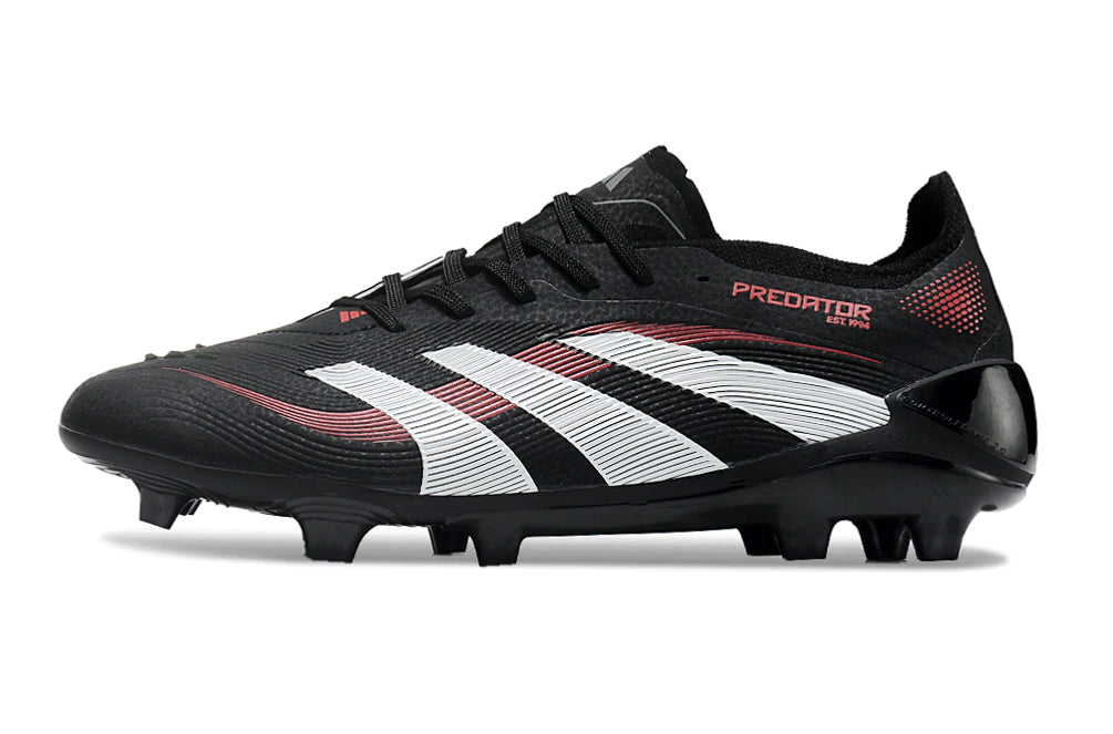 Chuteira Adidas Predator Elite 25 Campo FG - Preto/Branco