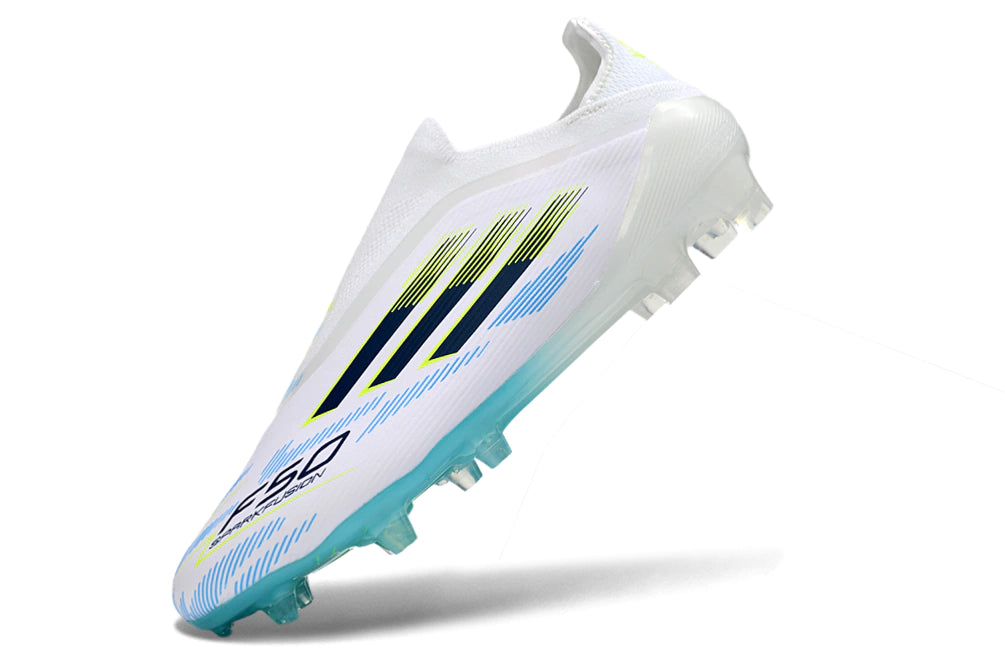 Chuteira Adidas F50 X Laceless Campo - Branco