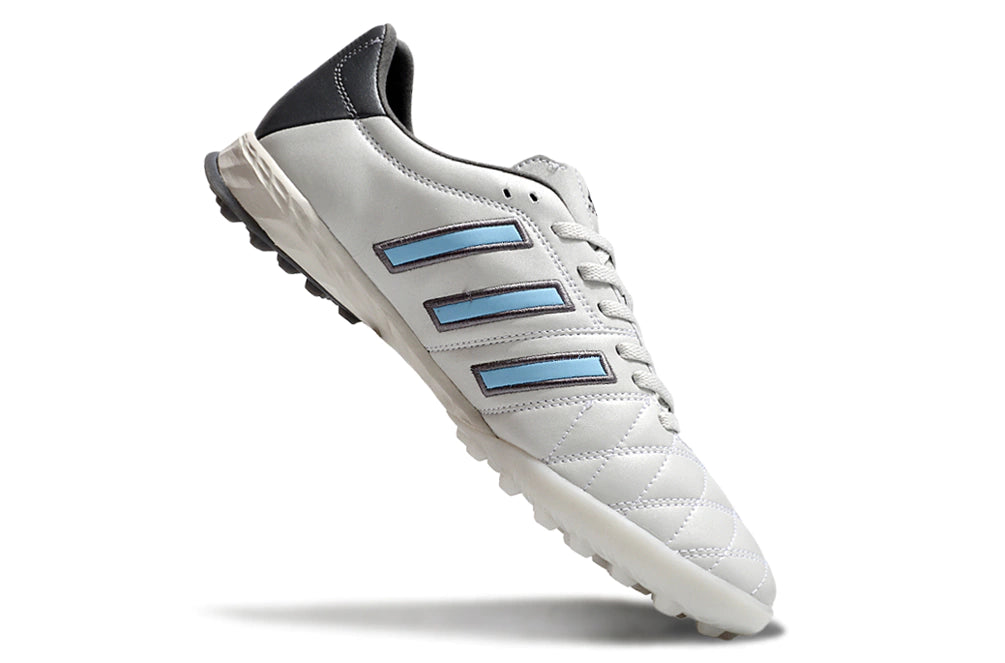 Chuteira Adidas Adipure 11 Pro Society TF - Branco/Azul