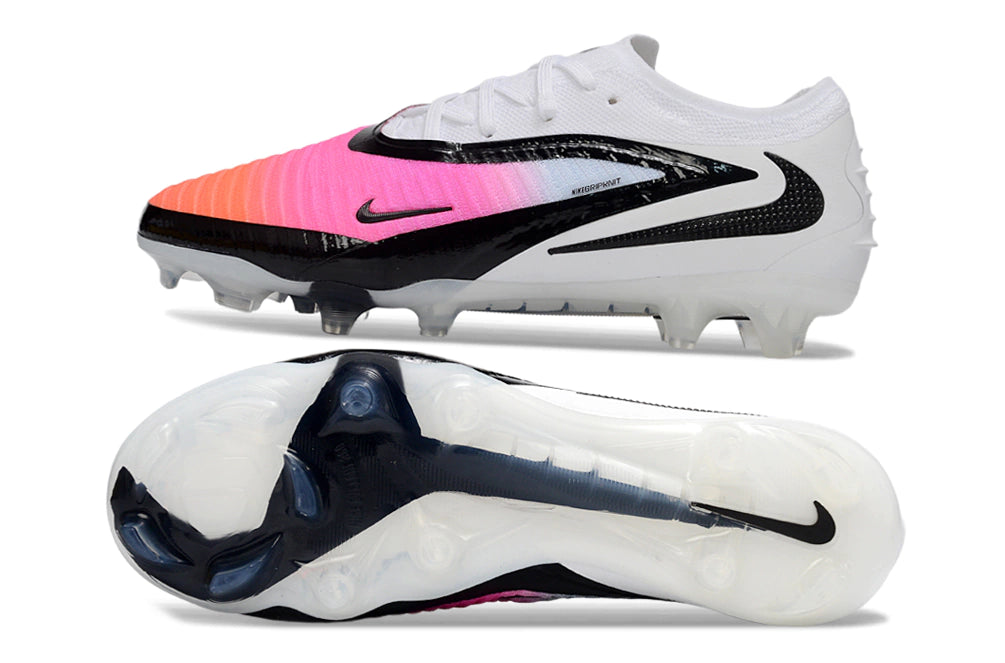 Chuteira Campo NIKE Phantom 6 Elite FG - Branco/Rosa