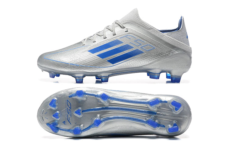 Chuteira Adidas F50 X Campo - Prata/Azul