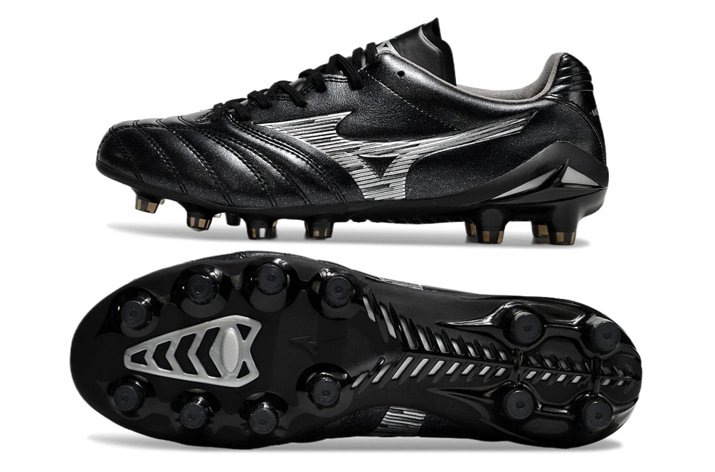 Chuteira Mizuno Morelia Neo 4 Campo - Preto/Branco
