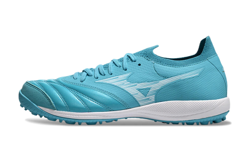 Chuteira Miuzno Morelia Neo Sala β Society - Azul/Branco
