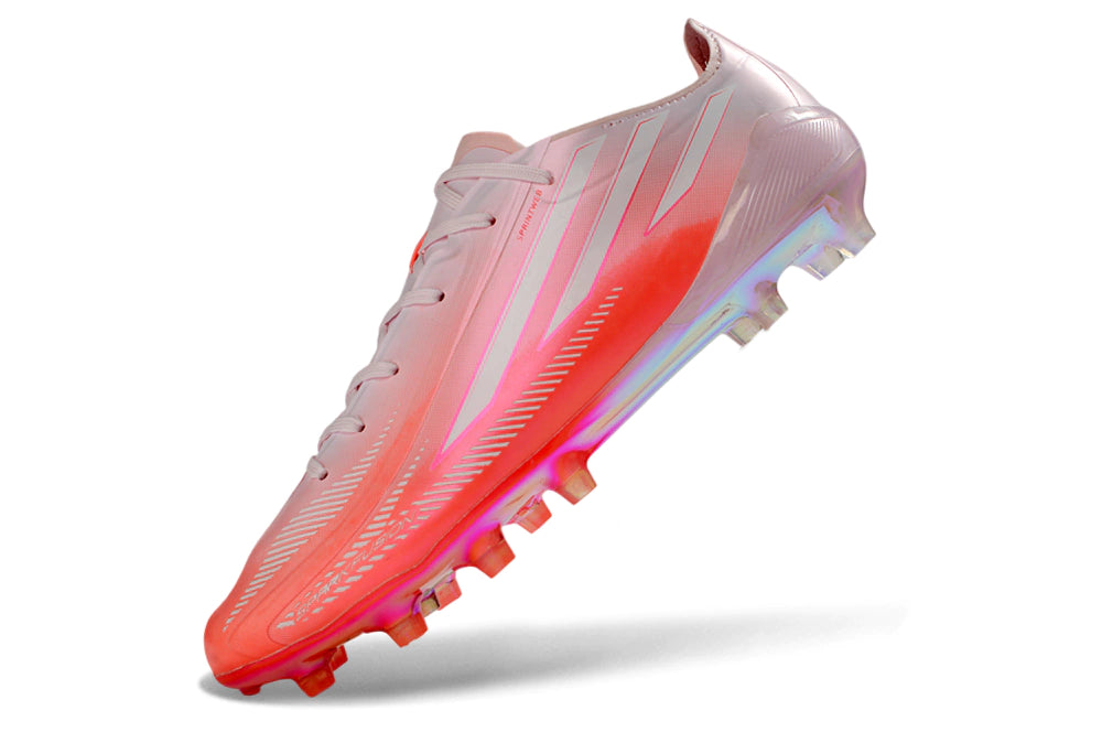 Chuteira Adidas F50 Hyperfast FG - Rosa
