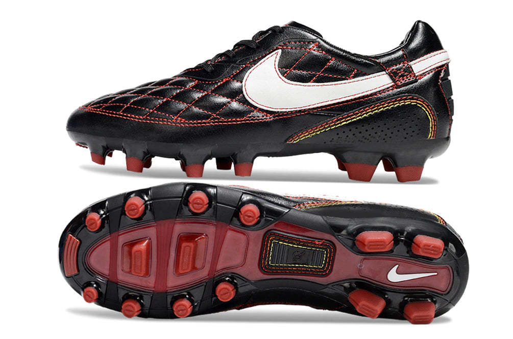 Chuteira Nike Tiempo Legend 10R Elite Campo - Preto/Branco