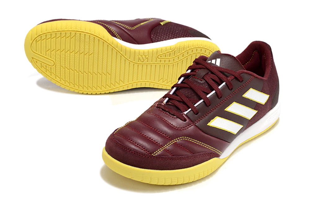 Chuteira Adidas Top Sala Futsal - Vermelho/Amarelo