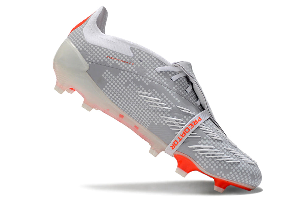 Chuteira Adidas Predstrike Elite Campo - Branco/Laranja