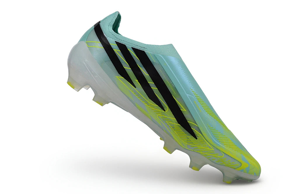 Chuteira Adidas F50 Hyperfast Laceless FG - Verde