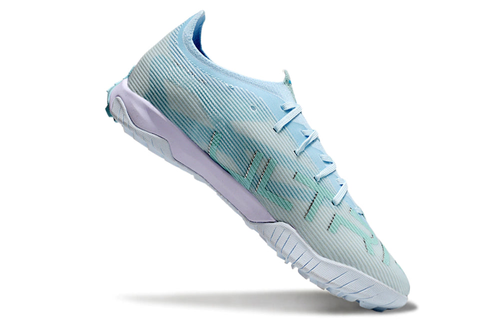 Chuteira Puma Ultra 5 Pro Cage Society - Branco/Azul