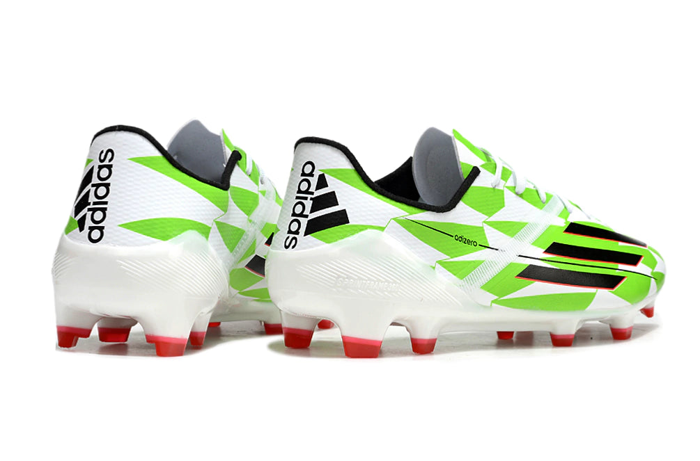 Chuteira Adidas F50 X Campo - Branco/Verde/Preto