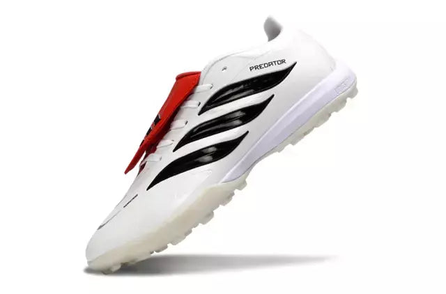 Chuteira Adidas Predator Tongue 26 Society - Branco/Vermelho