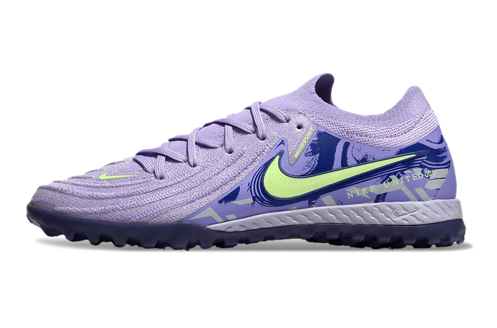 Chuteira Nike Phantom GX 2 Elite Society TF - Roxo/Verde