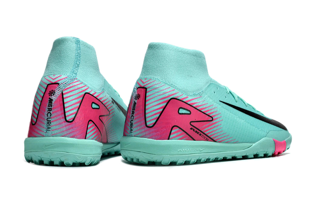 Chuteira Nike Mercurial Superfly 10 Elite Society - Azul/Preto/Rosa