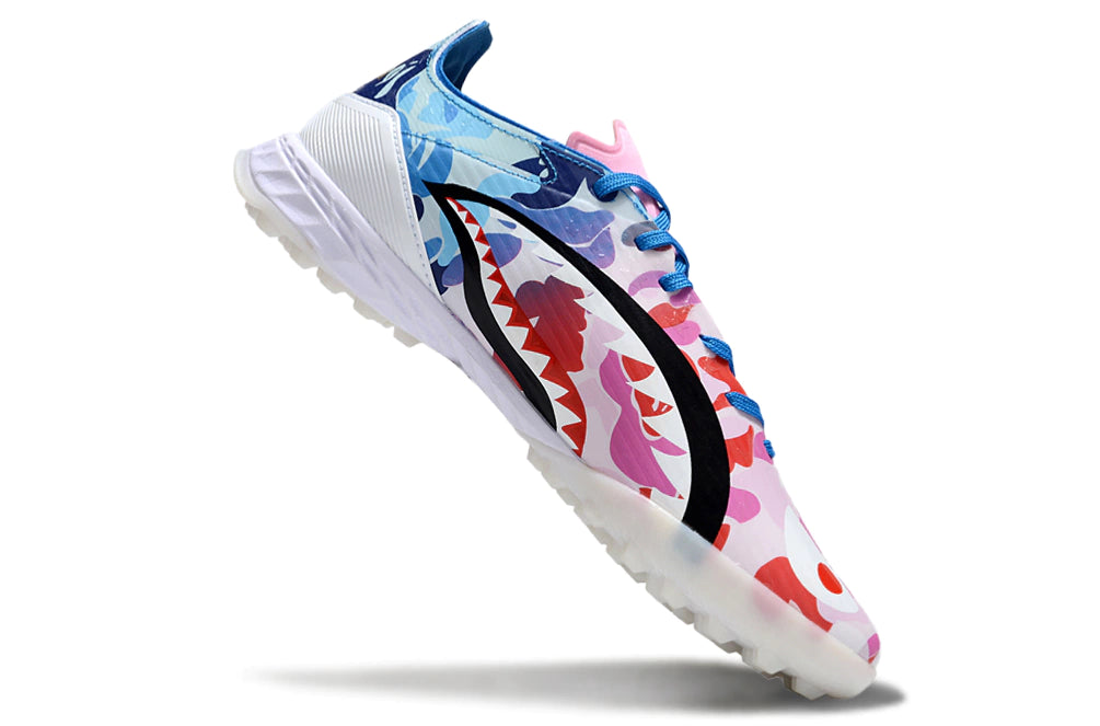 Chuteira Adidas X F50 Pro Society - Azul/Rosa