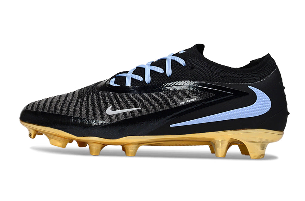 Chuteira Campo NIKE Phantom 6 Elite FG - Preto/Azul