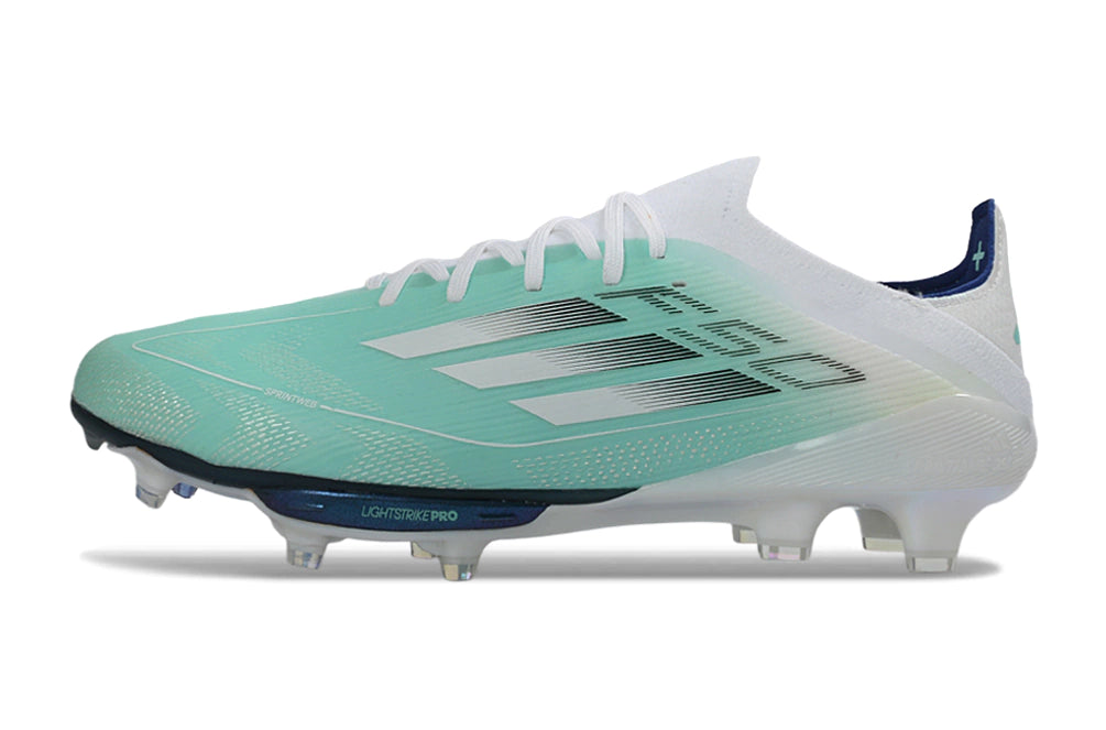 Chuteira Adidas F50.1 Elite Campo - Azul/Branco