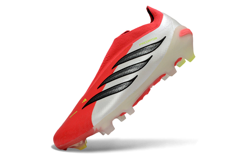 Chuteira Adidas Predator Laceless 26 Elite FG - Vermelho