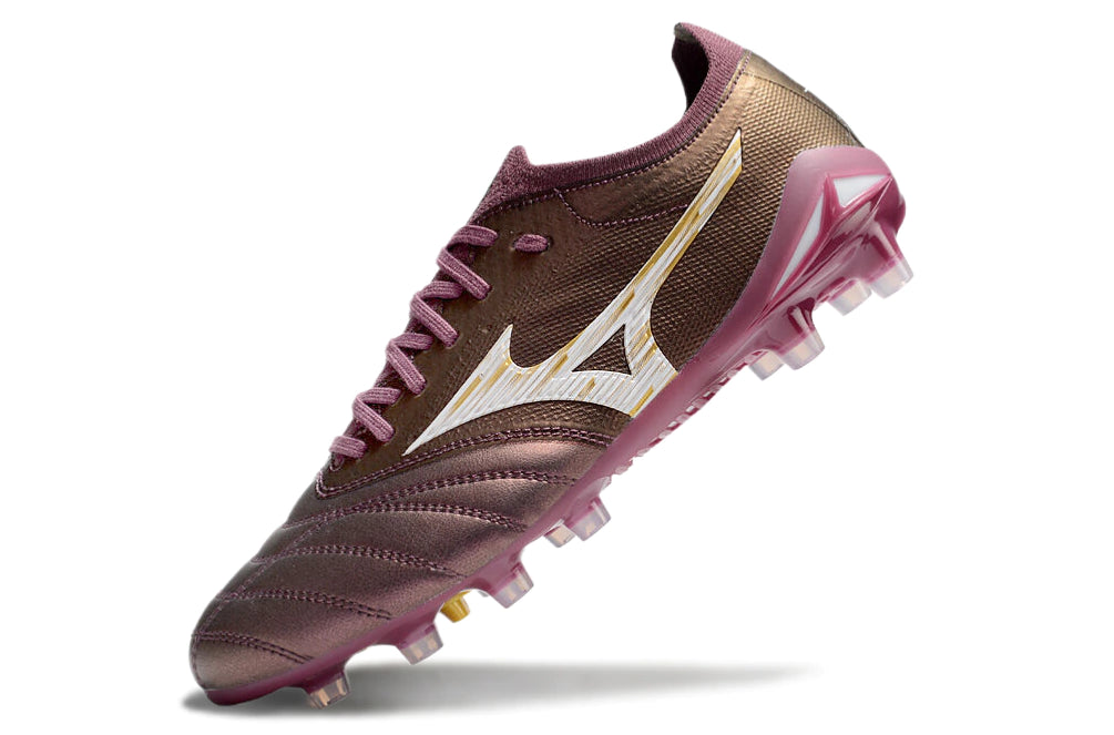 Chuteira Mizuno Morelia Neo 4 Campo - Vermelho/Branco
