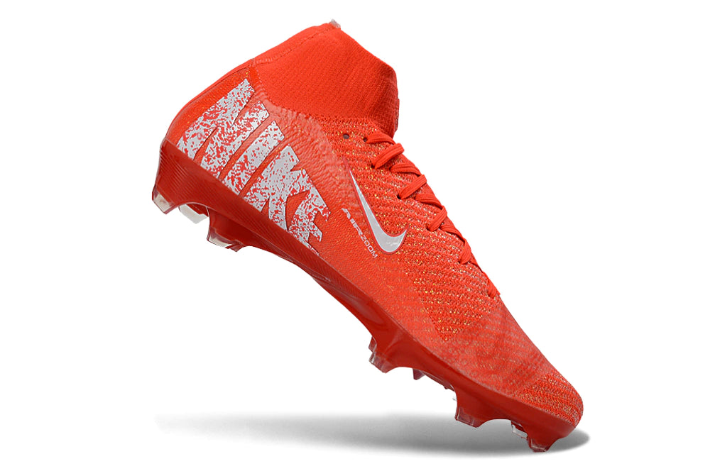 Chuteira Nike Air Zoom Mercurial Superfly 10 Elite Campo - Vermelho