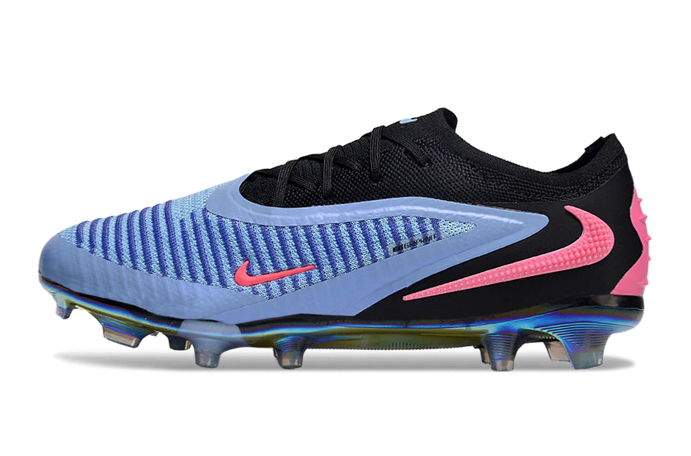 Chuteira Campo NIKE Phantom 6 Elite FG - Azul/Rosa