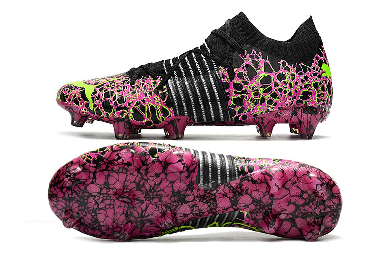 Chuteira Puma Future Z 1.1 Campo FG/AG - Vermelho/Preto